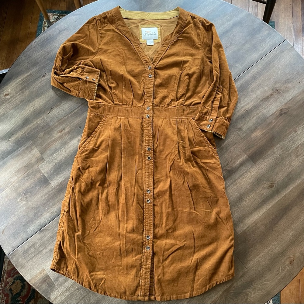 Corduroy Dress With Pockets Size Large